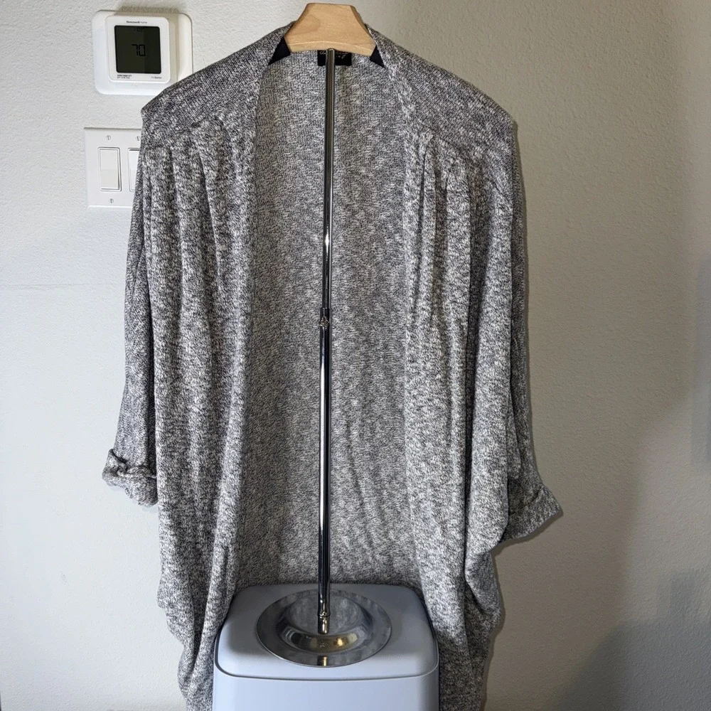 Audrey 3 Plus 1 Women's Cardigan Gray Super Soft‎ Size S